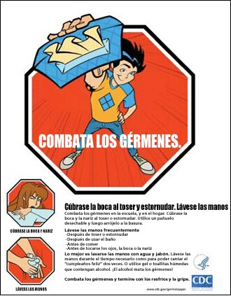 Poster: Be a Germ Stopper
