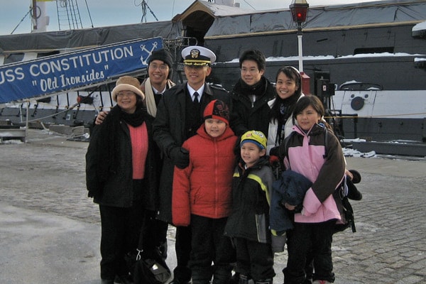 Trevor Lin & family