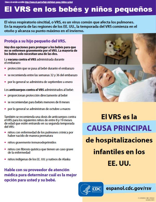 Miniatura de Hoja informativa sobre VRS en bebés y niños pequeños